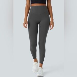 High Waisted Scrunch Butt Lifting Tummy Control Pocket Shaping 7/8